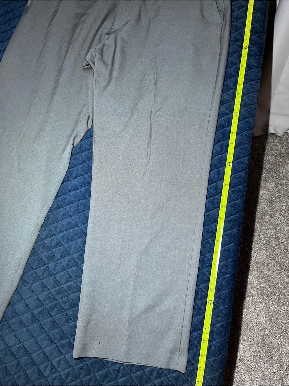 Haggar Men's Gray Dress Pants - Flat Front